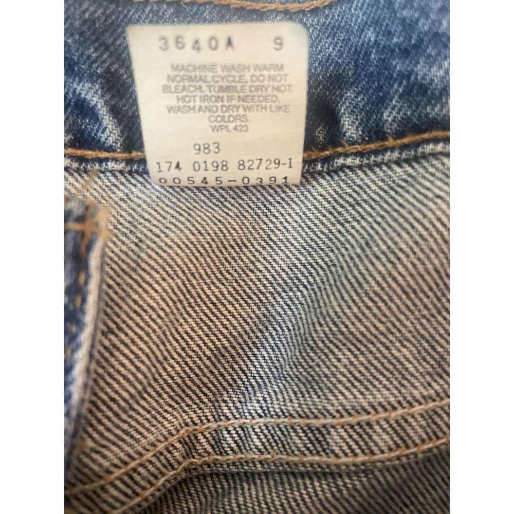 Vintage Levis Jeans Mens Size 42x32  Light Wash 545 Loose Fit 90s 1998 Brown Tab - Picture 4 of 6